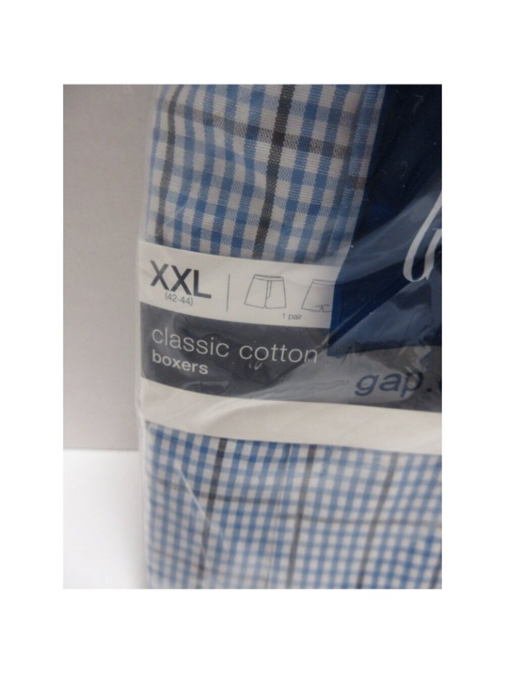 Gap Underwear XXL Boxer Shorts Check Classic Preppy Deadstock Y2K NEW - Picture 3 of 8